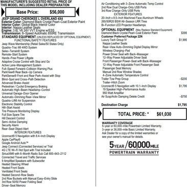 Used 2021 Jeep Grand Cherokee L Overland w/ Luxury Tech Group IV image 2