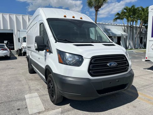 Used 2018 Ford Transit 350 148 High Roof Extended DRW image 1