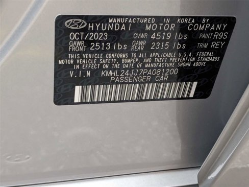Used 2023 Hyundai Sonata Blue w/ Cargo Package image 32