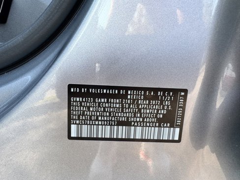 Certified 2021 Volkswagen Jetta SE w/ SE Cold Weather Package image 30