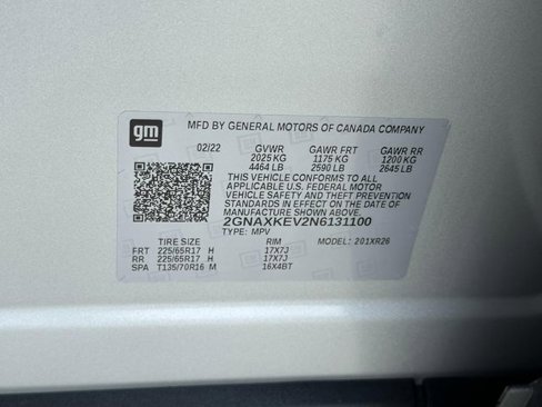 Used 2022 Chevrolet Equinox LT image 25