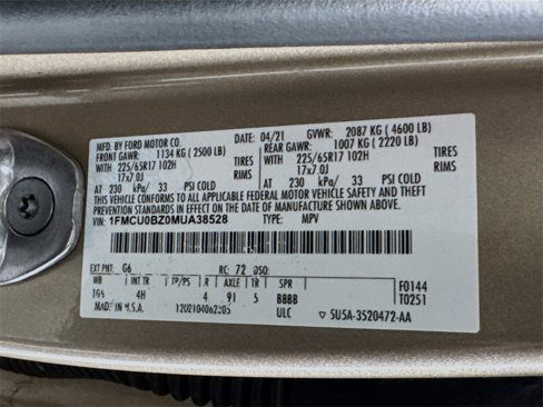 Used 2021 Ford Escape SE image 41