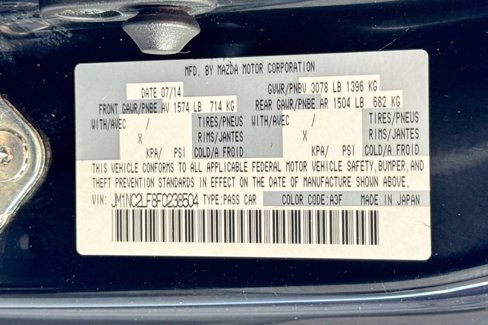 Used 2015 MAZDA MX-5 Miata Club image 25