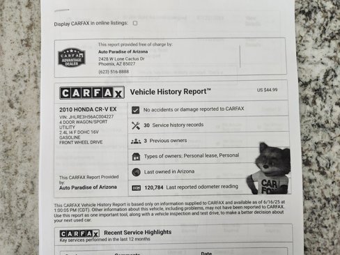 Used 2010 Honda CR-V EX image 7