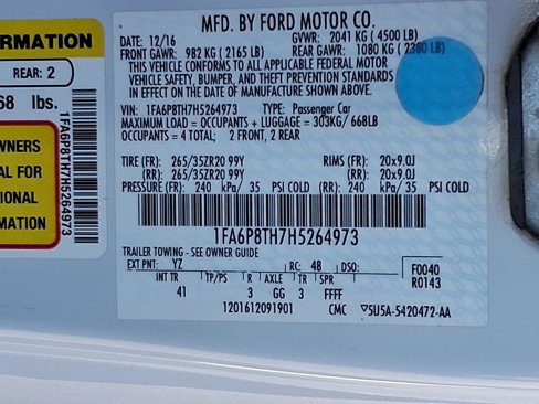 Used 2017 Ford Mustang Premium w/ Equipment Group 201A image 29