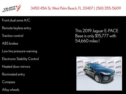 Used 2019 Jaguar E-PACE image 23