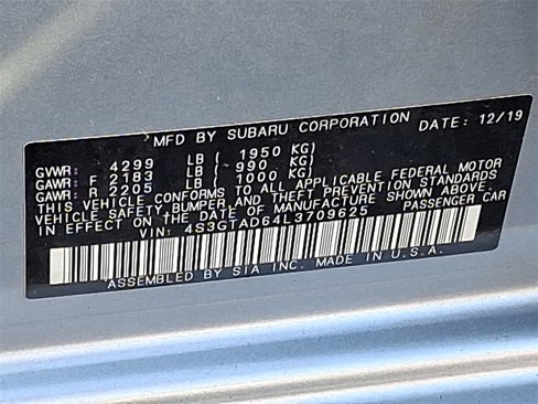 Certified 2020 Subaru Impreza 2.0i Premium image 27