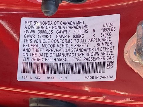 Used 2020 Honda Civic Si image 39
