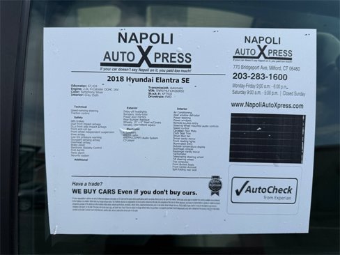 Used 2018 Hyundai Elantra SE image 24