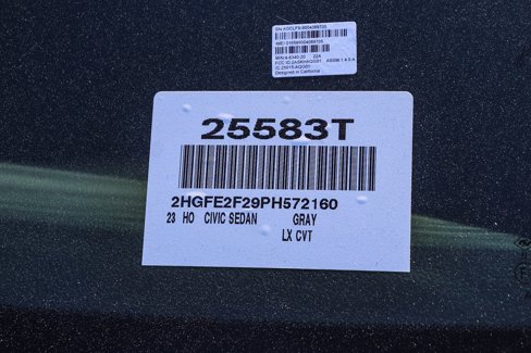 Certified 2023 Honda Civic LX image 28