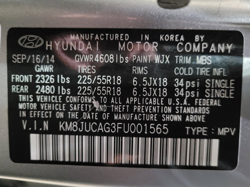 Used 2015 Hyundai Tucson Limited w/ Option Group 03 image 33