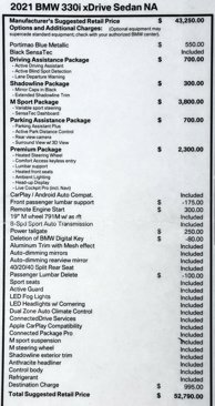 Used 2021 BMW 330i xDrive Sedan w/ M Sport Package image 3