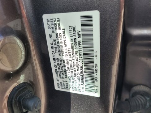 Used 2012 Honda CR-V LX image 19