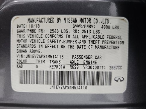Used 2019 INFINITI Q50 Luxe image 43