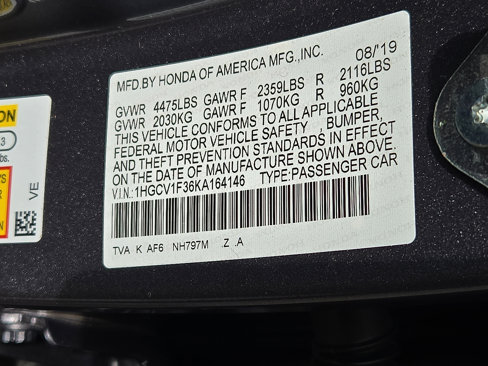 Used 2019 Honda Accord Sport image 26