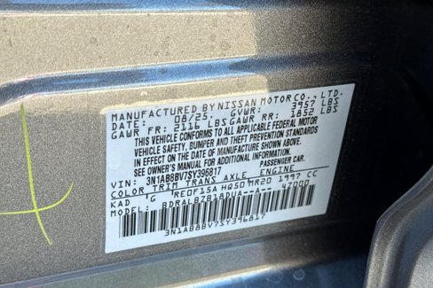 New 2025 Nissan Sentra S image 32