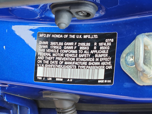 Used 2018 Honda Civic EX image 27