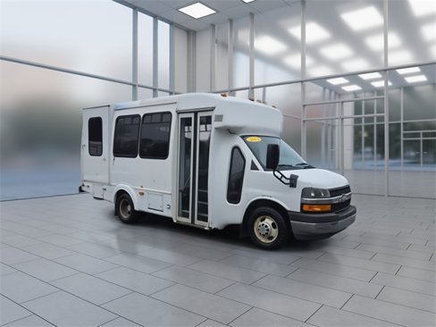 Used 2013 Chevrolet Express 3500 w/ Shuttle Bus Package image 2