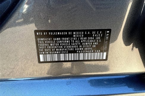 Certified 2022 Volkswagen Jetta SE w/ Panoramic Sunroof Package image 29