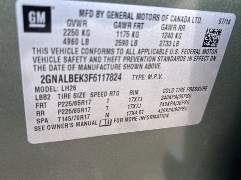 Used 2015 Chevrolet Equinox LT w/ Driver Convenience Package image 27