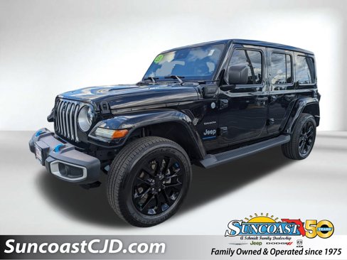 Certified 2023 Jeep Wrangler Unlimited Sahara w/ Cold Weather Group image 1