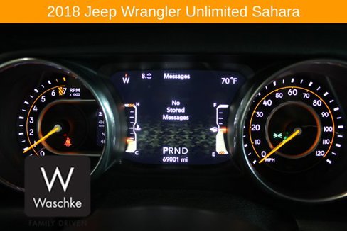 Used 2018 Jeep Wrangler Unlimited Sahara image 44