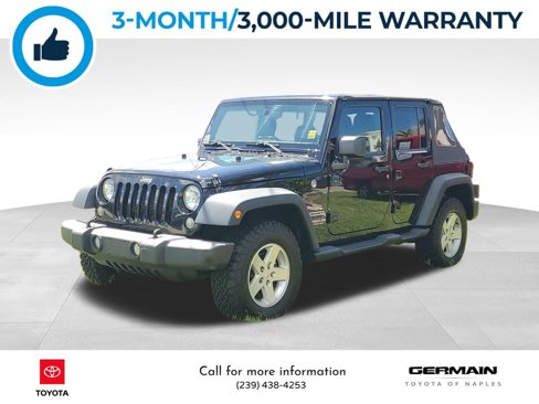 Used 2016 Jeep Wrangler Unlimited Sport w/ Quick Order Package 24S image 1