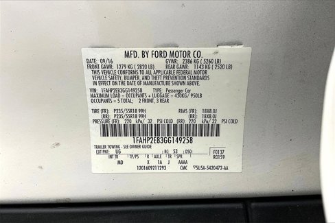 Used 2016 Ford Taurus SEL image 35