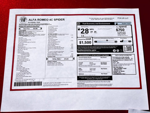 Used 2018 Alfa Romeo 4C Spider w/ Spider Track Package 3 image 45