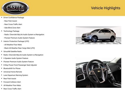 Used 2016 Chevrolet Equinox LTZ w/ Enhanced Convenience Package image 8