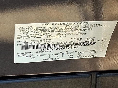 Used 2012 Ford Taurus SEL image 26