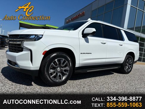 Used 2021 Chevrolet Suburban LT w/ Rear Media and Nav Package image 1