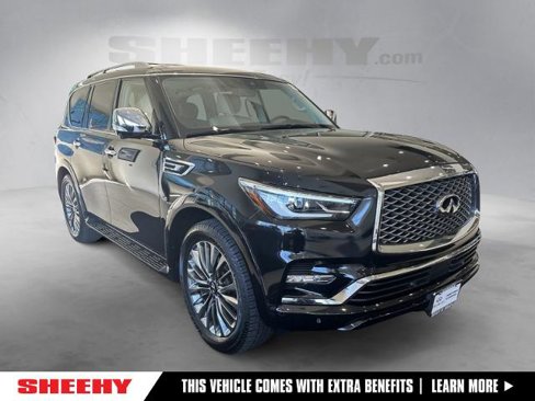 Certified 2018 INFINITI QX80 4WD w/ Deluxe Technology Package image 1