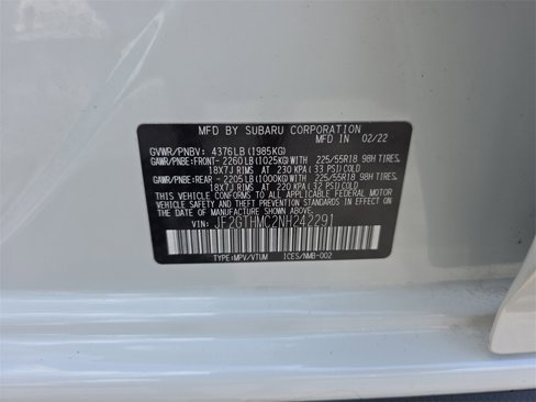 Used 2022 Subaru Crosstrek 2.5i Limited w/ Moonroof Package 1 image 34