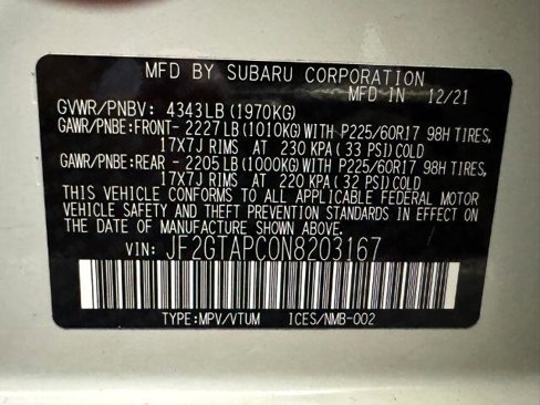 Used 2022 Subaru Crosstrek 2.0i Premium image 17