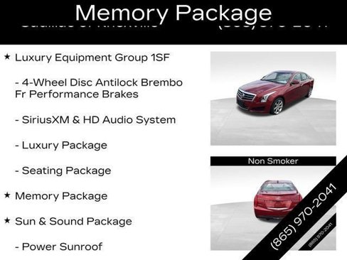 Used 2014 Cadillac ATS Luxury w/ Sun And Sound Package image 13