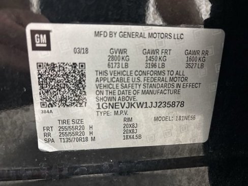 Used 2018 Chevrolet Traverse Premier w/ Redline Edition image 10