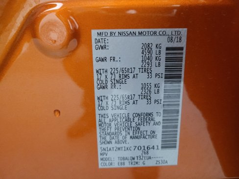 Used 2019 Nissan Rogue SV image 33