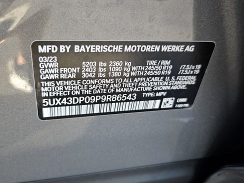 Certified 2023 BMW X3 sDrive30i w/ Convenience Package image 27