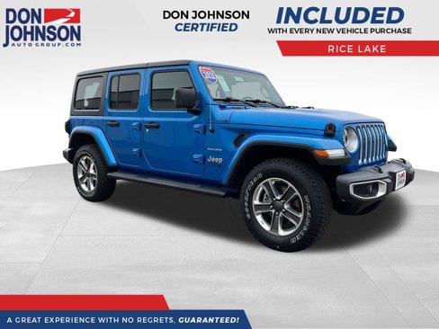 Used 2021 Jeep Wrangler Unlimited Sahara w/ Dual Top Group image 1