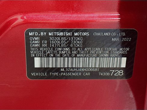 Used 2022 Mitsubishi Mirage ES image 12