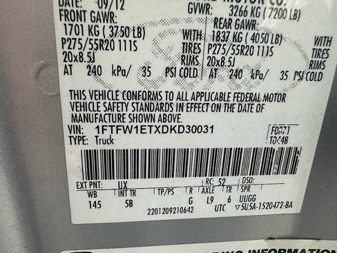 Used 2013 Ford F150 FX4 w/ Luxury Equipment Group image 24
