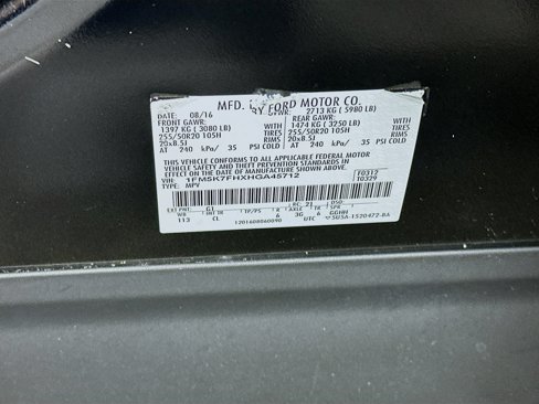 Used 2017 Ford Explorer Limited w/ Equipment Group 301A image 12