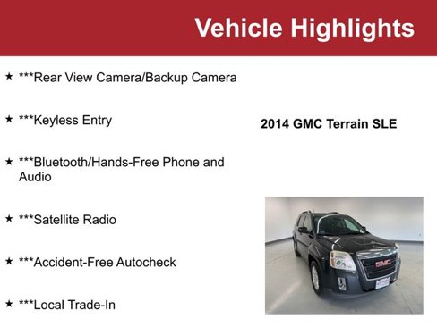 Used 2014 GMC Terrain SLE image 2