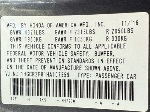 Used 2017 Honda Accord EX-L image 41