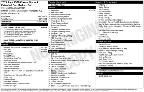 Used 2021 RAM 1500 Classic Warlock w/ Electronics Group image 18