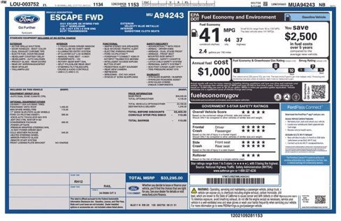 Used 2021 Ford Escape SE w/ Convenience Package image 7