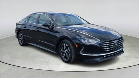 Used 2021 Hyundai Sonata Blue image 1