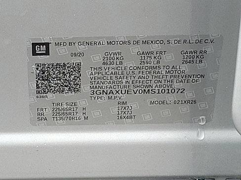 Used 2021 Chevrolet Equinox LT image 25