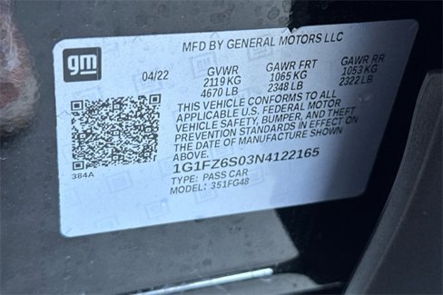 Used 2022 Chevrolet Bolt EUV Premier w/ Sun & Sound Package image 55